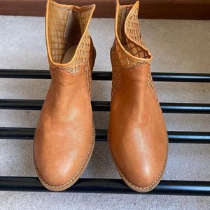 KELSI DAGGER Brooklyn Women Keenan Western Leather Boots - NEW NWOB